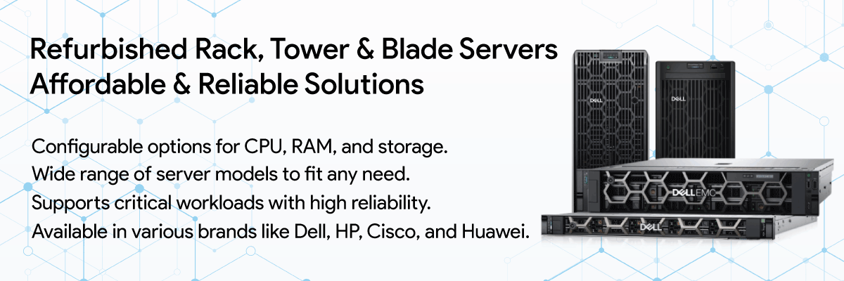 Wide-Range-of-HP-Refurbished-Used-Servers-are-Available-in-Rack,-Tower-&-Blade-Models